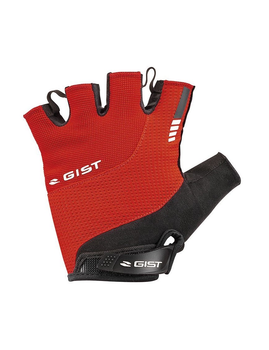 GANTS VELO COURT GIST KONTROL ETE ROUGE    XS (PAIRE SUR CARTE) AVEC VELCRO  -5512