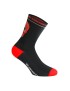 CHAUSSETTES-SOCQUETTES ETE GIST CRANE NOIR-ROUGE 33-36 - HAUTEUR 18CM  (PAIRE) -5860