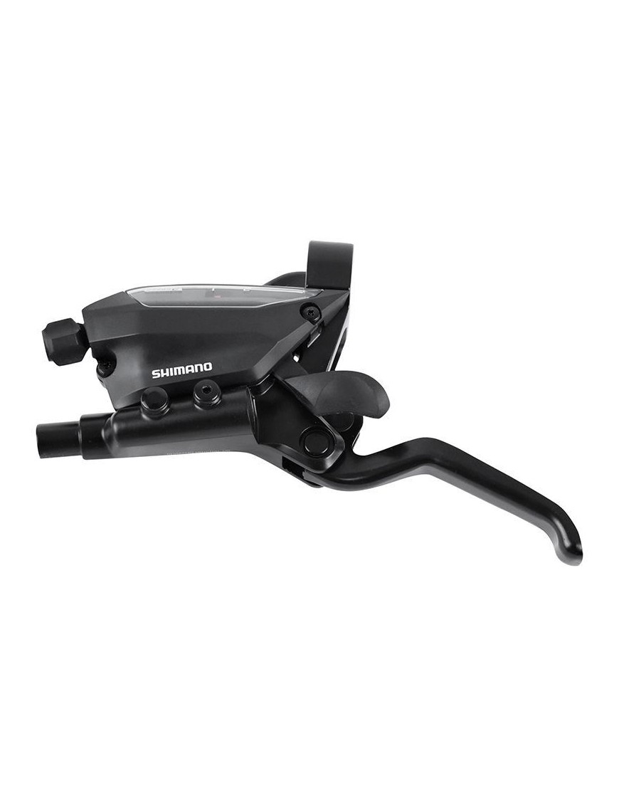 LEVIER-MANETTE VTT HYDRAULIQUE-CABLE SHIMANO STEF5152 GAUCHE 2V. NOIR DISQUE 3 DOIGTS