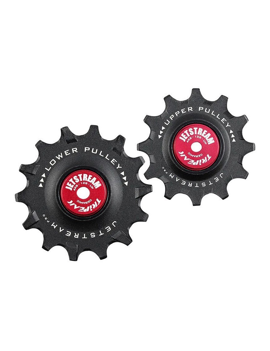GALET DERAILLEUR ROUTE TRIPEAK 12-14 DENTS G5 CERAMIQUE 12V. SRAM ETAP AXS NOIR (BLISTER DE 2)