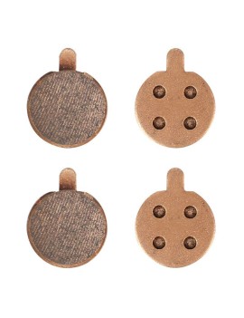 PLAQUETTE DE FREIN TROTTINETTE COMPATIBLE XIAOMI M365, ESSENTIAL, 1S, PRO, PRO 2 (SEMI METAL DIAM 18 mm) (VENDU PAR 2 PAIRES)  