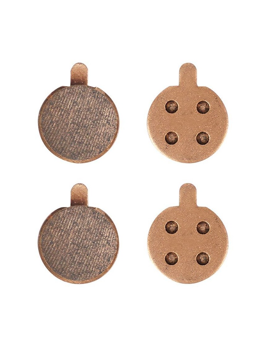 PLAQUETTE DE FREIN TROTTINETTE COMPATIBLE XIAOMI M365, ESSENTIAL, 1S, PRO, PRO 2 (SEMI METAL DIAM 18 mm) (VENDU PAR 2 PAIRES)  