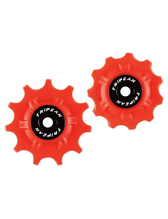 GALET DERAILLEUR VTT TRIPEAK 11-11 DENTS G5 CERAMIQUE 11-10V. SHIMANO-SRAM ROUGE (BLISTER DE 2)