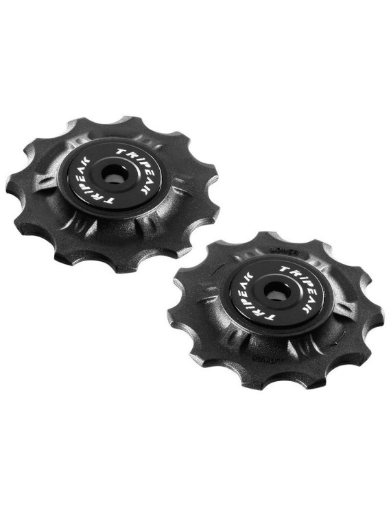 GALET DERAILLEUR ROUTE TRIPEAK 11-11 DENTS 11-10V. CAMPAGNOLO NOIR (BLISTER DE 2)
