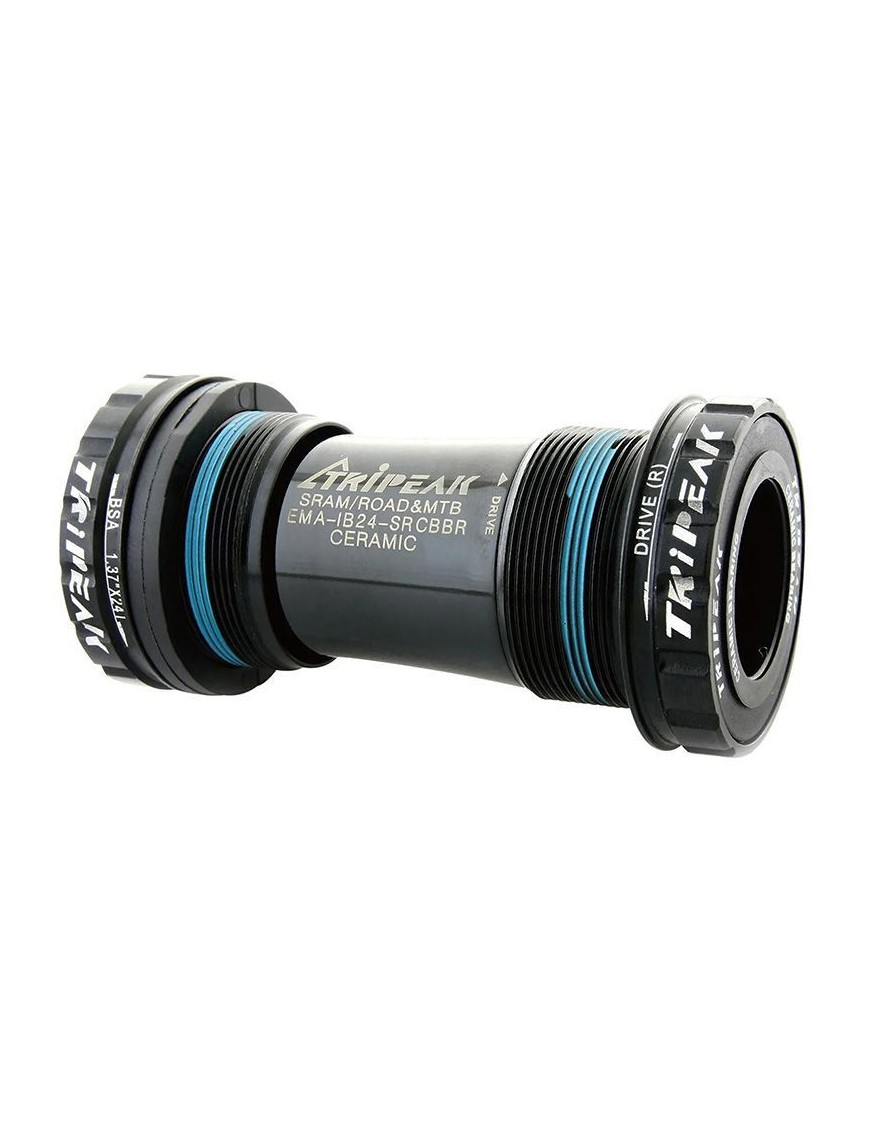 CUVETTE INTEGRE BOITIER FILETE VTT TRIPEAK G5 CERAMIQUE BOITE DE 68-73 DIAM 42 AXE 24mm ET 24-22mm (SHIMANO, SRAM GXP)