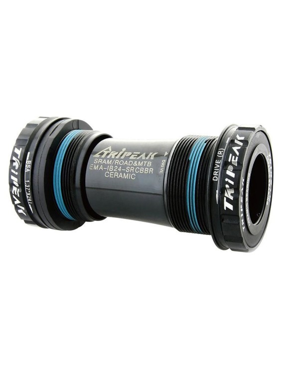 CUVETTE INTEGRE BOITIER FILETE VTT TRIPEAK G5 CERAMIQUE BOITE DE 68-73 DIAM 42 AXE 24mm ET 24-22mm (SHIMANO, SRAM GXP)