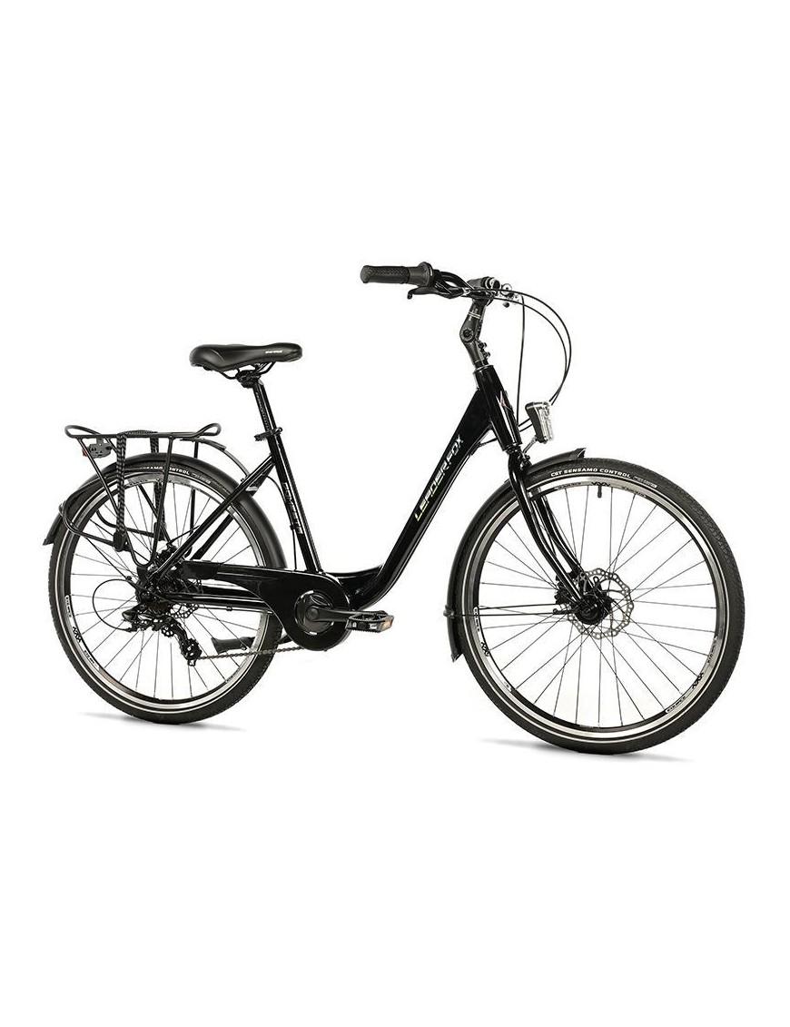 VELO MUSCULAIRE CITY BIKE 26 LEADER FOX DOMESTA 2025 FEMME NOIR 7V CADRE ALU 19 POUCES (TAILLE ADULTE 175 à 183 cm)