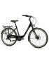 VELO MUSCULAIRE CITY BIKE 26 LEADER FOX DOMESTA 2025 FEMME NOIR 7V CADRE ALU 19 POUCES (TAILLE ADULTE 175 à 183 cm)
