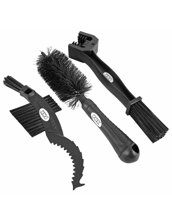 KIT BROSSE DE NETTOYAGE VELO NYLON (IDEAL CADRE, CASSETTE, CHAINE...) (VENDU PAR 3)  -SELECTION P2R-