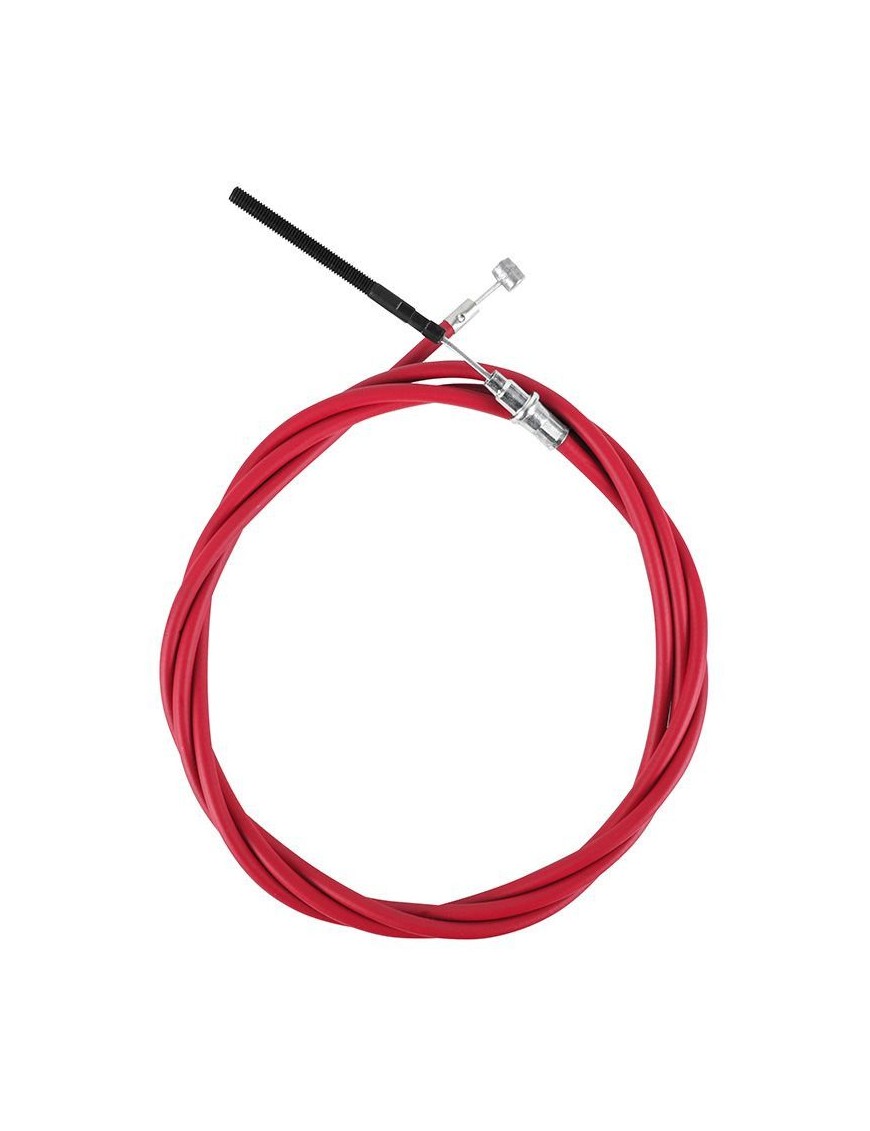 TRANSMISSION DE FREIN POUR TROTTINETTE XIAOMI MI 3 LITE ROUGE 1,80 M (CABLE + GAINE)  -SELECTION P2R-