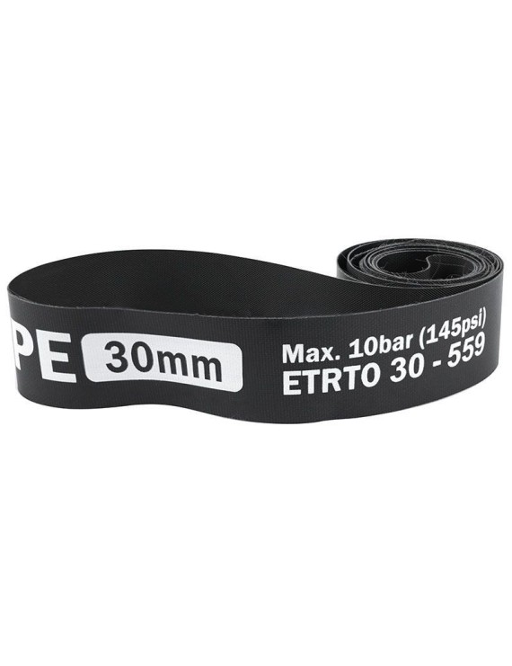 FOND DE JANTE VELOX PVC HAUTE PRESSION ROUE 26'' ET 559 EN 30mm (VENDU A L'UNITE EN VRAC POUR MONTAGE ATELIER)
