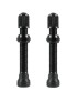 VALVE DE PNEU TUBELESS SCHRADER VELOX ALU NOIR 60mm OBUS DEMONTABLE (VENDU A LA PAIRE SUR CARTE) COMPATIBLE BOSCH