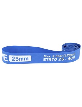 FOND DE JANTE VELOX PVC ROUE 20'' CARGO - LONGTAIL EN 25mm (VENDU A L'UNITE EN VRAC POUR MONTAGE ATELIER)
