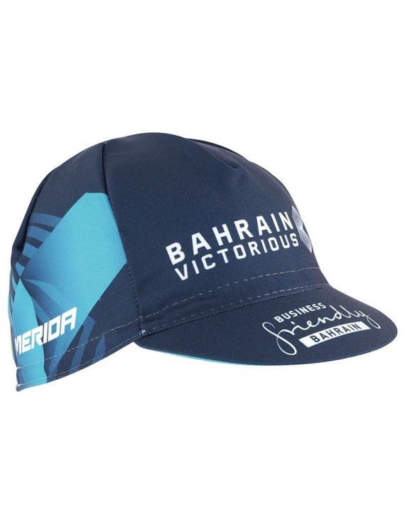 CASQUETTE VELO EQUIPE PRO BAHRAIN VICTOR NOIR-TURQUOISE