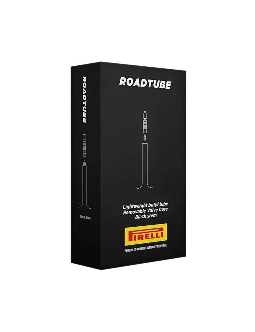CHAMBRE A AIR VELO 700 x 23-30 PIRELLI ROADTUBE VALVE PRESTA NOIR 80 mm (OBUS DEMONTABLE)