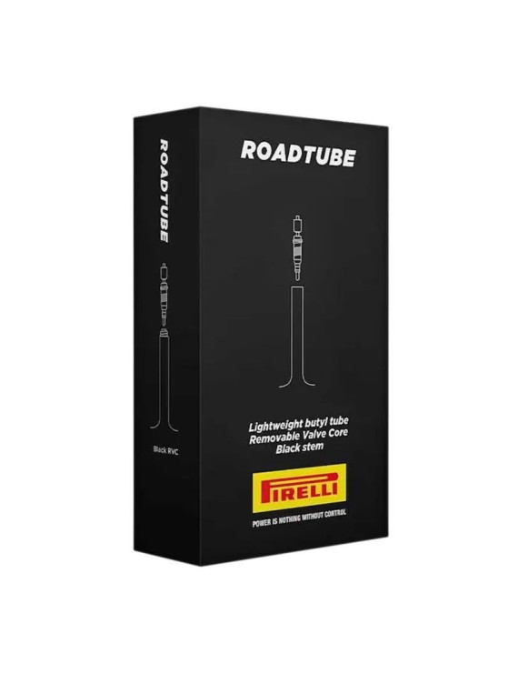 CHAMBRE A AIR VELO 700 x 23-30 PIRELLI ROADTUBE VALVE PRESTA NOIR 80 mm (OBUS DEMONTABLE)