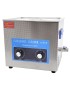NETTOYEUR-BAC ULTRASONS PROFESSIONNEL ANALOGIQUE 15L 360 WATTS AVEC VANNE DE VIDANGE (330x300x150mm) (QUALITE PREMIUM)