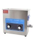 NETTOYEUR-BAC ULTRASONS PROFESSIONNEL ANALOGIQUE  6,5L 180 WATTS AVEC VANNE DE VIDANGE (300x155x150mm) (QUALITE PREMIUM)