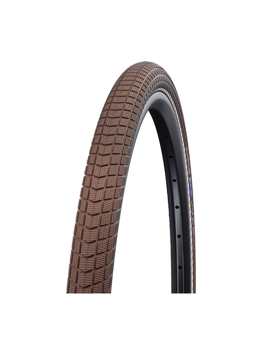 PNEU VTC URBAIN 700 X 38 (29 x 1,50) SCHWALBE BIG BEN TR MARRON (40-622) RENFORT K-GUARD FLANC REFLEX