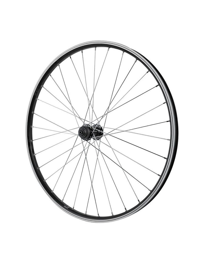 ROUE VTT PATIN BLOCAGE 26" M670 COMBO PLUS AVANT CENTERLOCK NOIR RENFORCE MOYEU SHIMANO QC300 SPECIAL LOUEUR (JANTE DOUBLE PARO