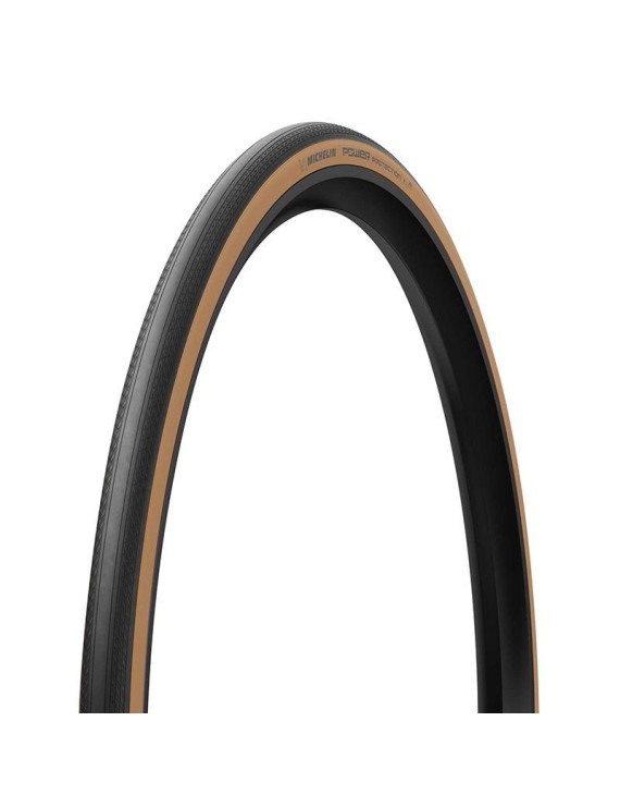PNEU ROUTE 700 X 32 MICHELIN POWER PROTECTION NOIR FLANC BEIGE TUBELESS READY TS (32-622)