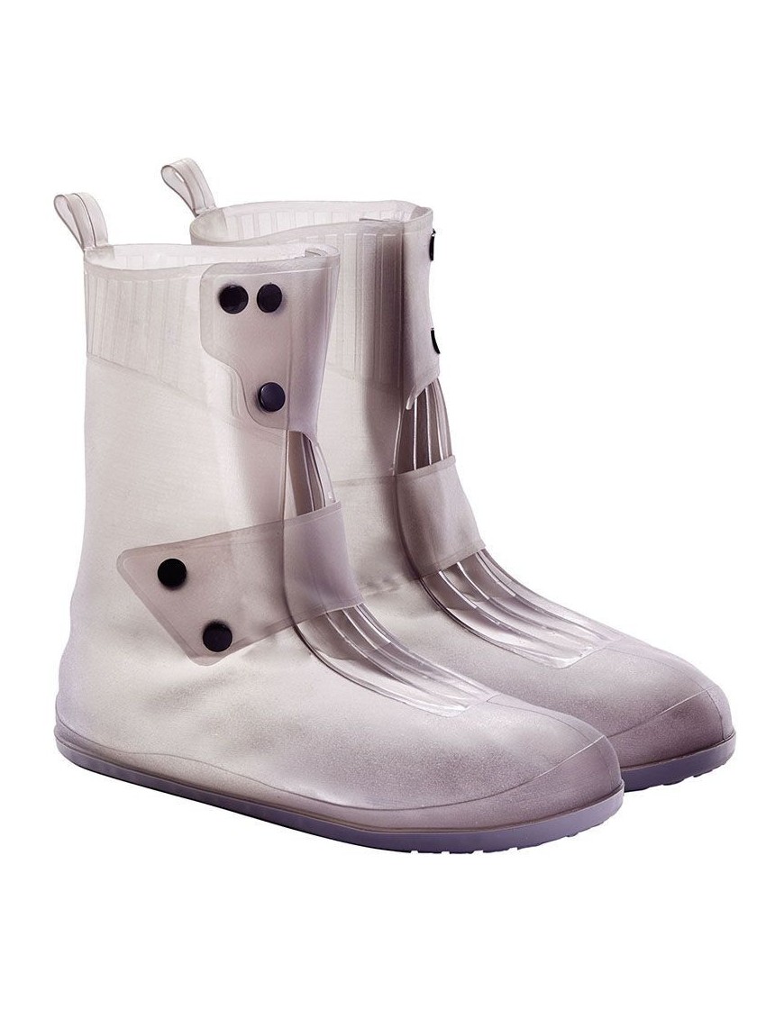 COUVRE CHAUSSURE ROUTE-VTT MOTTEZ DE PROTECTION IMPERMEABLE TRANSPARENTE 42-43 (PAIRE)