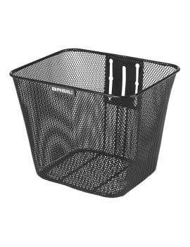 PANIER AVANT ACIER NID ABEILLE BASIL BILBAO NOIR  (22x26x27 cm)  -VENDU AVEC FIXATION POTENCE PLONGEUR