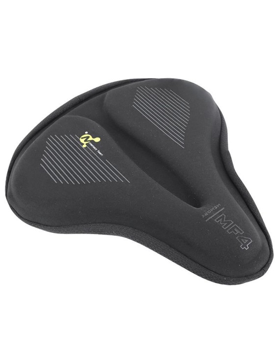 COUVRE SELLE VELO NEWTON GEL MEMOIRE DE FORME NOIR (276x263mm)