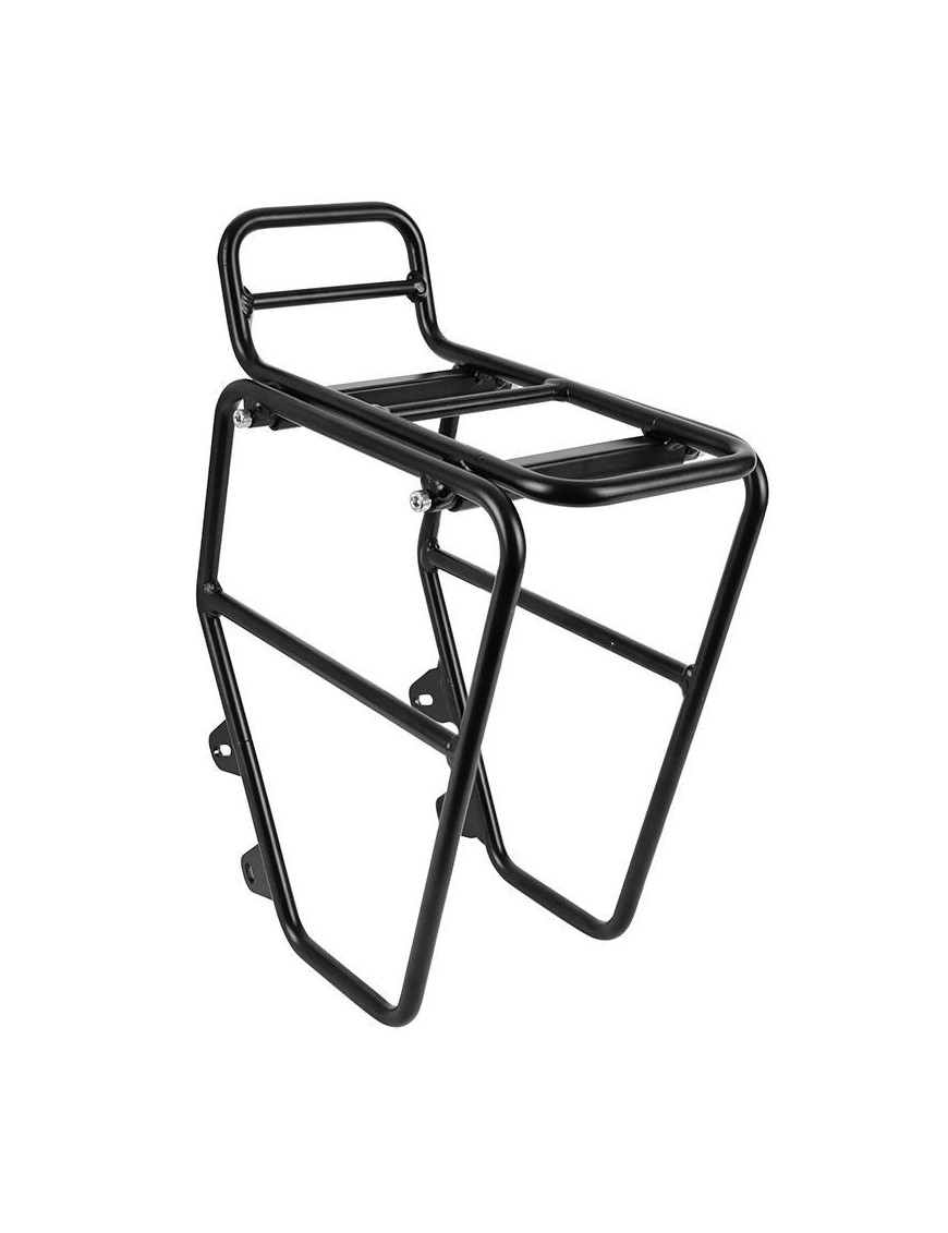 PORTE BAGAGE VELO AVANT FIXATION SUR TROUS FOURCHE NEWTON REGLABLE 24-29" POUR GRAVEL + CAGE CARGO POUR SACOCHE  -poids maxi 10