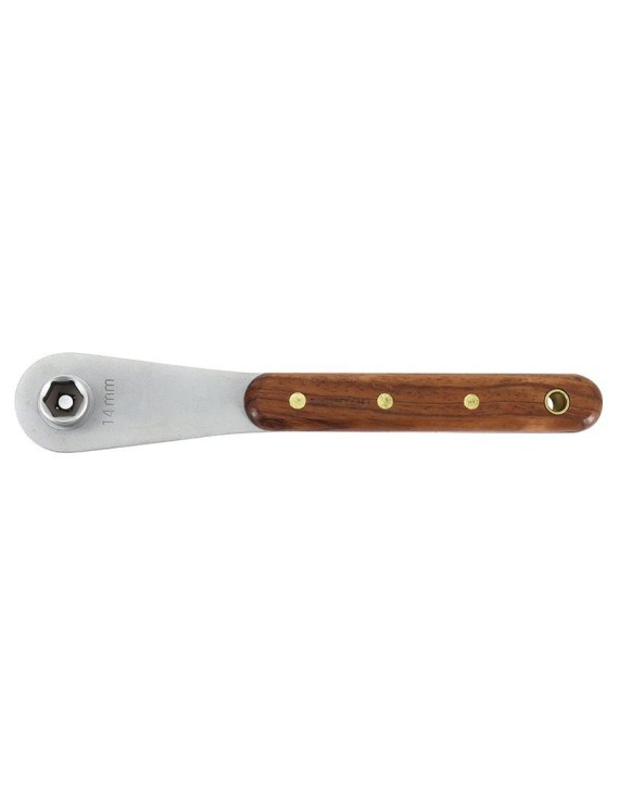 OUTIL DEMONTE MANIVELLE WOOD CLE ALLEN 8MM & DOUILLE 14MM MANCHE BOIS NEWTON