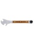 OUTIL CLE A PEDALE WOOD 15mm + DOUILLE 14 & 15 MM MANCHE BOIS NEWTON