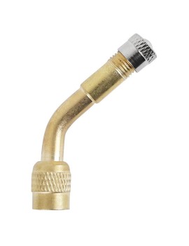 PROLONGATEUR DE VALVE-RACCORD DE POMPE POUR TROTTINETTE ELECTRIQUE ALU VS COUDE 135° (VENDU A L'UNITE)