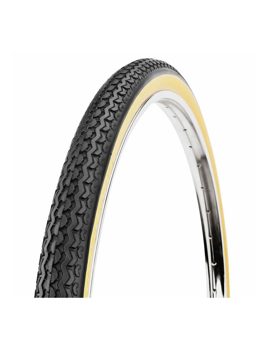 PNEU CITY 650 X 35B DELI S-172 NOIR-CREME TR (27,5 x 1,40) (35-584) RENFORT ANTI-CREVAISON 1.3mm
