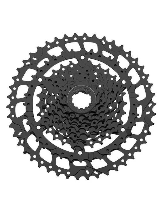 CASSETTE 9V. SUNRACE U-SERIE CSU980 11-46 VTT NOIR (LIVRE EN BOITE) (11-13-15-18-21-24-28-36-46) - COMPATIBLE SHIMANO CUES, LI