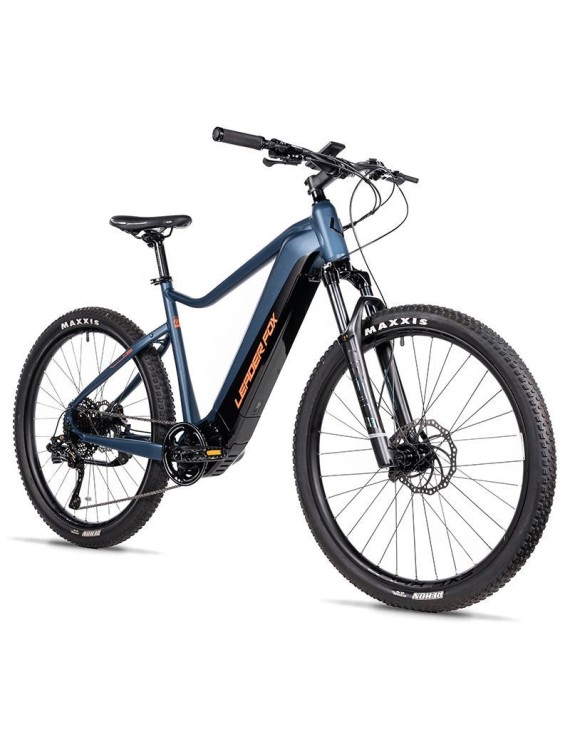 VELO ELECTRIQUE-VAE VTT 27,5 LEADER FOX KENT 2025 BLEU FONCE MAT 9V MOTEUR CENTRAL BAFANG M510 36V 95Nm BATTERIE 20Ah (16'' - H