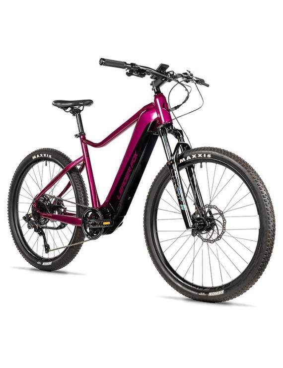 VELO ELECTRIQUE-VAE VTT 27,5 LEADER FOX KENT 2025 VIOLET BRILLANT 9V MOTEUR CENTRAL BAFANG M510 36V 95Nm BATTERIE 20Ah (17,5'' 