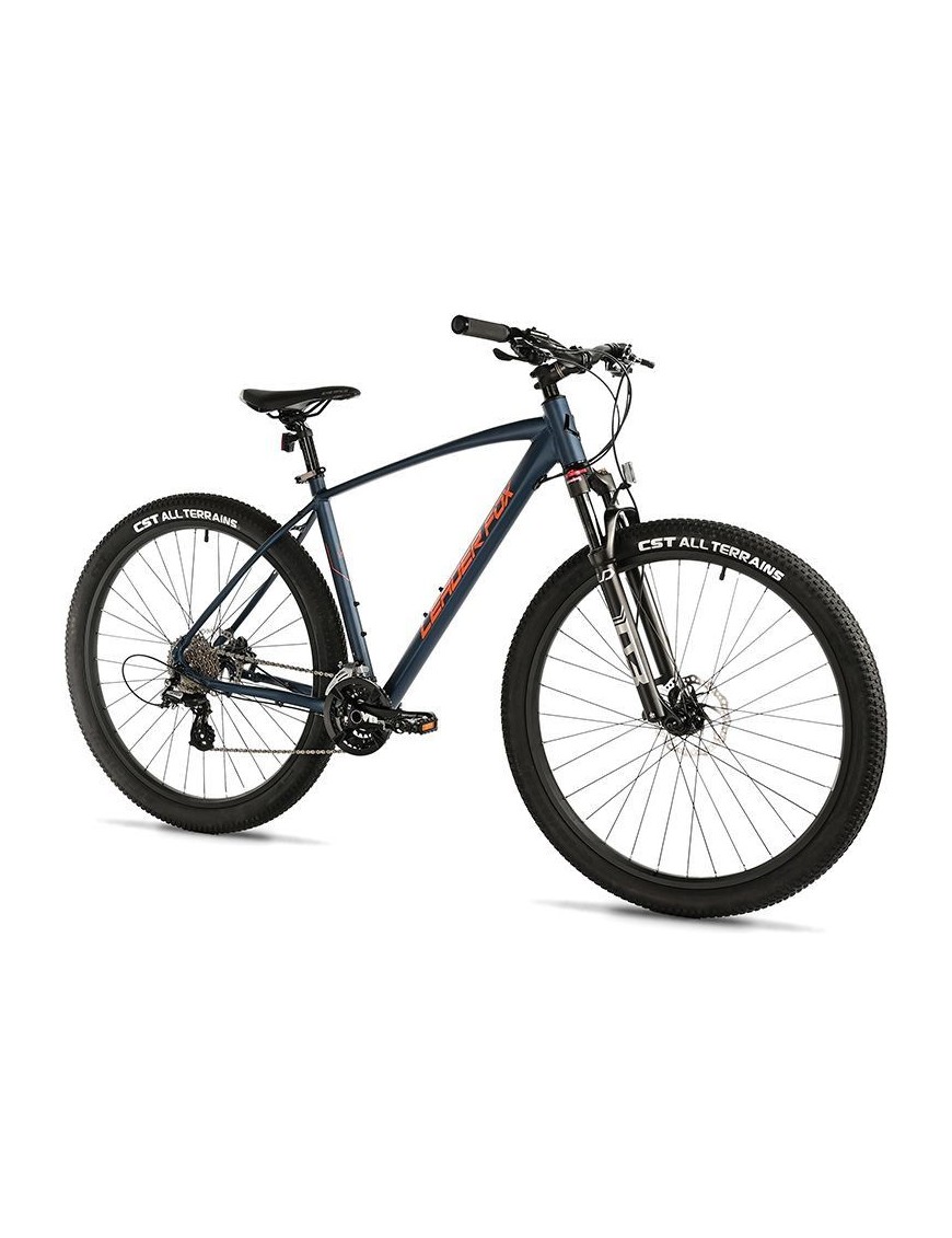 VELO MUSCULAIRE VTT 29 LEADER FOX EVOLUTION 2025 MIXTE BLEU ARDOISE MAT 8V CADRE 18 POUCES (TAILLE ADULTE 170 à 178 cm)
