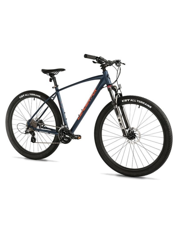 VELO MUSCULAIRE VTT 29 LEADER FOX EVOLUTION 2025 MIXTE BLEU ARDOISE MAT 8V CADRE 18 POUCES (TAILLE ADULTE 170 à 178 cm)