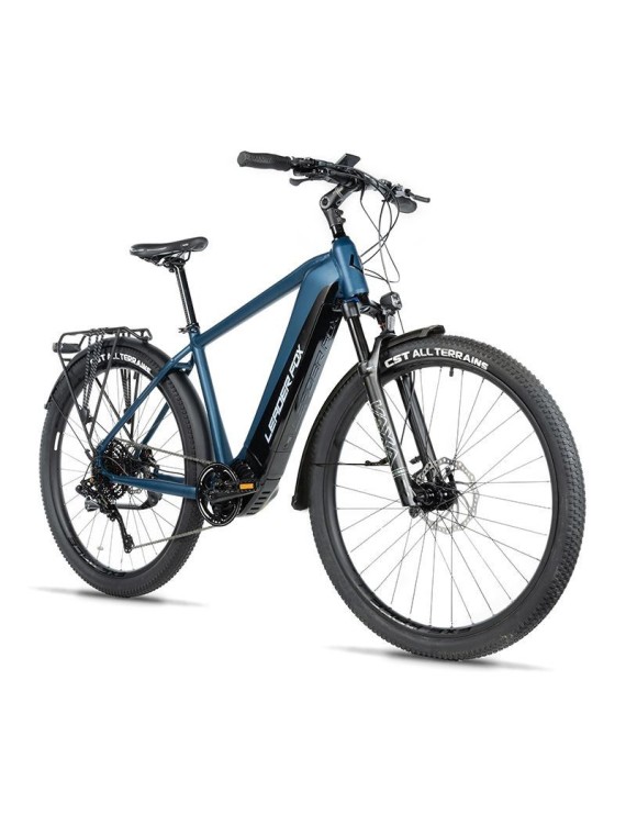 VELO ELECTRIQUE-VAE VTC 28 LEADER FOX BARNET 2025 HOMME BLEU 9V MOTEUR CENTRAL BAFANG M510 36V 95Nm BATTERIE 20Ah (19'' - h48cm