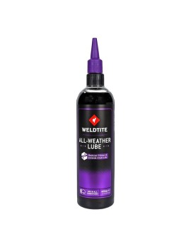 LUBRIFIANT VELO CHAINE WELDTITE ALL WEATHER TOUTES CONDITIONS AU TEFLON (400ml)