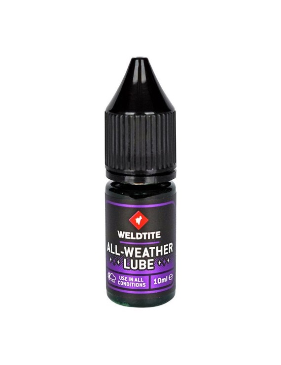 LUBRIFIANT VELO CHAINE WELDTITE ALL WEATHER TOUTES CONDITIONS (10ml)