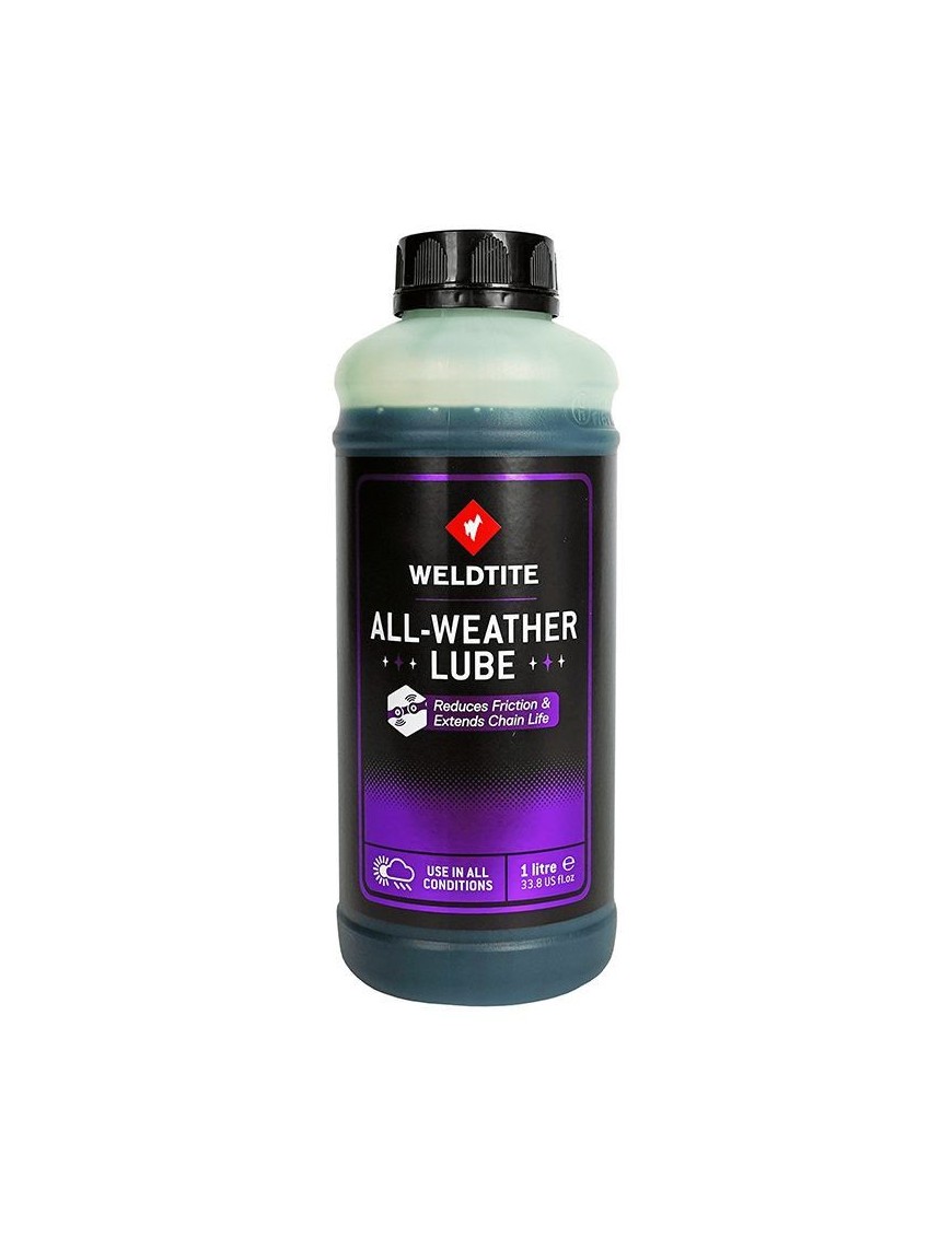 LUBRIFIANT VELO CHAINE WELDTITE ALL WEATHER TOUTES CONDITIONS (1L)
