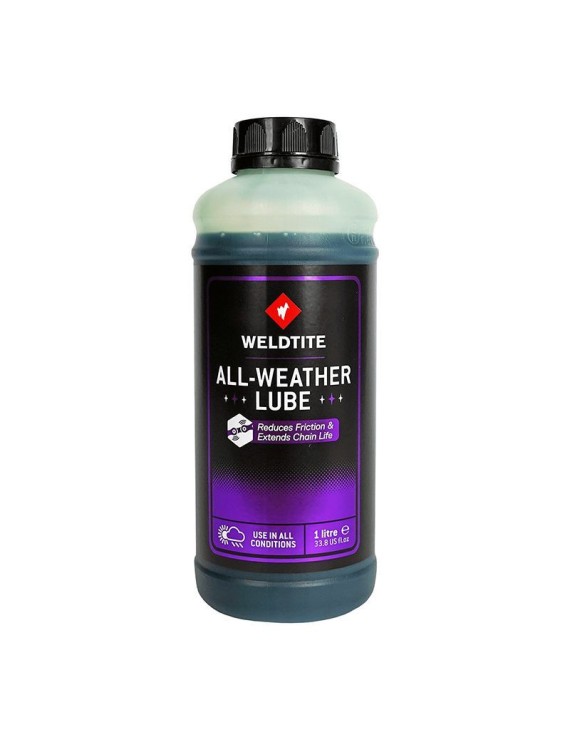 LUBRIFIANT VELO CHAINE WELDTITE ALL WEATHER TOUTES CONDITIONS (1L)