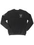 SWEAT-SHIRT LEADER FOX TAILLE L NOIR (LOGO BLANC)