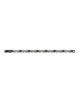 CHAINE VELO 12V. VTT SRAM EAGLE 70 T-TYPE FLATTOP 126 MAILLONS ARGENT (COMPATIBLE VAE)