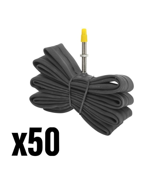 CHAMBRE A AIR VELO 700 x 32-40 PIRELLI SPORTUBE VALVE PRESTA ARGENT 48 mm (CARTON DE 50PCS)
