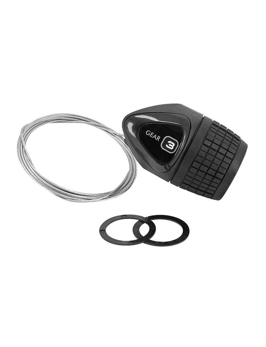 MANETTE CITY STURMEY ARCHER TWIST SHIFTER  3V. (CABLE INCLUS) COMPATIBLE SHIMANO NEXUS