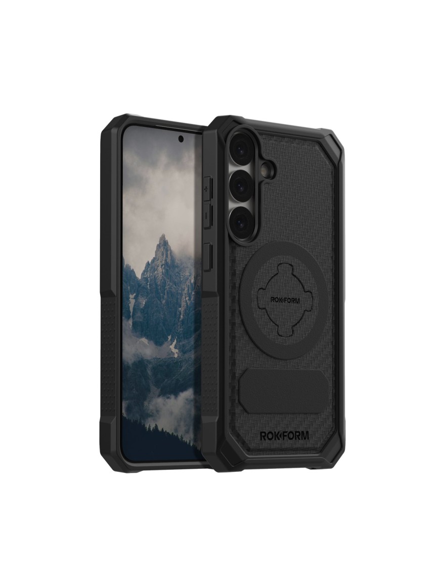 ROKFORM Coque robuste pour Samsung Galaxy S25+ 5G, noire