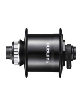 MOYEU CITY SHIMANO UR705 POUR DYNAMO 6V-3W NOIR 32 TROUS AXE TRAVERSANT POUR FREIN DISQUE CENTERLOCK