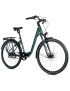 VELO MUSCULAIRE CITY BIKE 28 LEADER FOX ESCALANTE 2025 MIXTE VERT BRILLANT NEXUS 8V COURROIE (16,5'' - H42cm - TAILLE  S - POUR